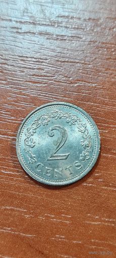 Мальта 2 цент 1972