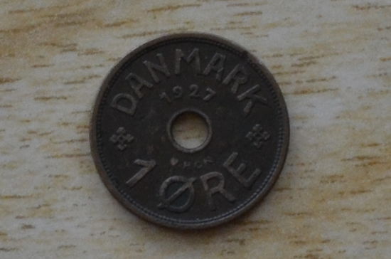 Дания 1 эре 1927