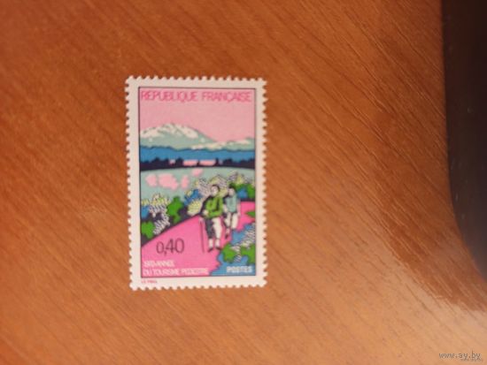 1972 Франция год туризма чистая клей MNH** выпускалась одиночкой (1-4)