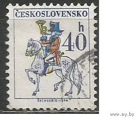 Чехословакия. Почтовый всадник. Стандарт. 1974г. Mi#2230..