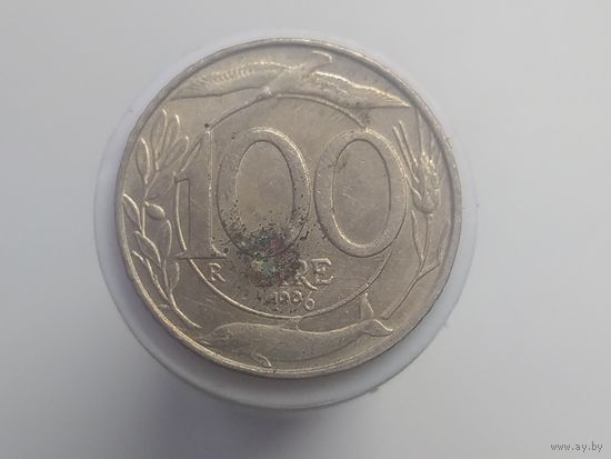 100 лир Италия 1996 год  лот 42