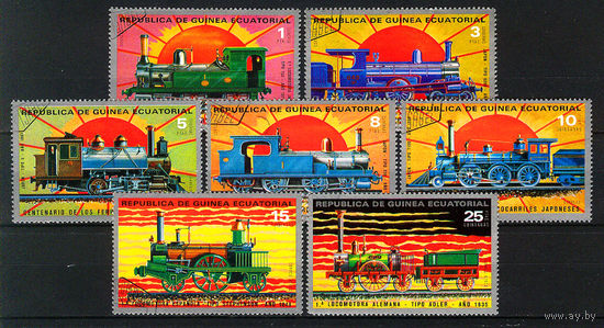 1972 Экваториальная Гвинея. Локомотивы