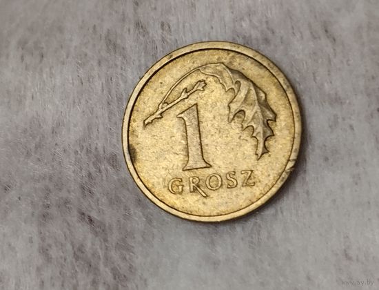Польша 1 грош 2002