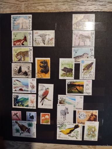 Альбом с марками 60х-70х годов