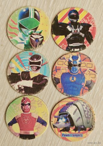 Фишки "Power Rangers". Цена за 1шт.