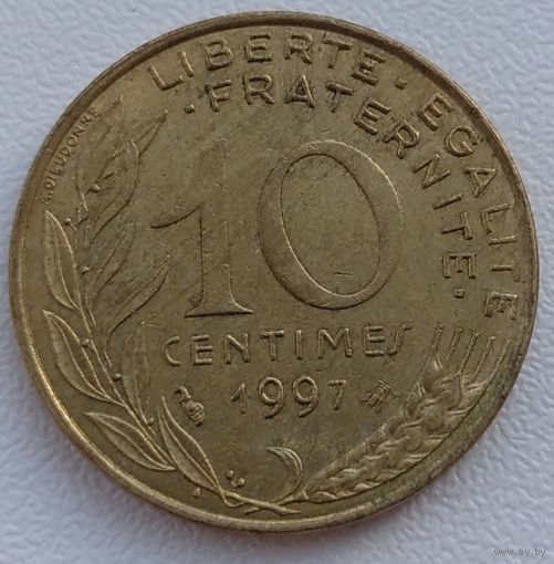 Франция 10 сантимов 1997. Возможен обмен