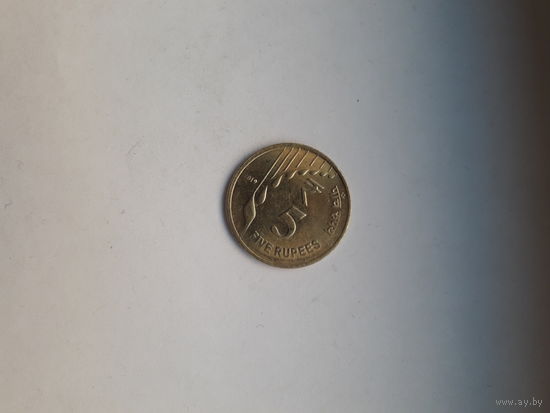 Индия 5 рупий 2019 мумбай