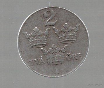 Швеция. 2 эре 1942.