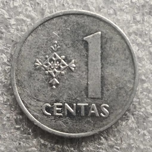 Литва 1 цент  1991 г.  (2)