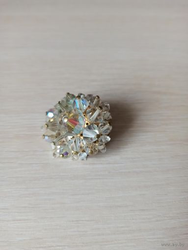 Брошь старинная 70-х годов с Аврора бореалис