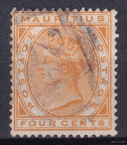 23.BrKM. Великобритания. Колонии. Маврикий. Виктория. Стандарт. 4C. 1882 г. Mi.#62.
