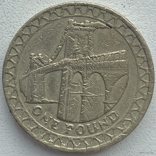 Великобритания 1 фунт 2005 г.