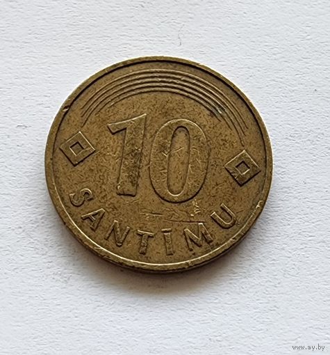 Латвия 10 сантимов, 1992