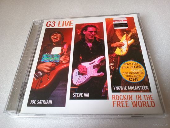 (2cd)  G3 (Joe Satriani, Steve Vai, Yngwie Malmsteen) – G3 Live: Rockin' In The Free World