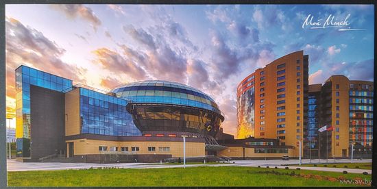 Беларусь 2024 открытка здание Олимпийского комитета  Минск зак. 689 фото Македонского П.