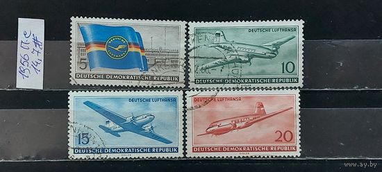 РАСПРОДАЖА ГЕРМАНИЯ. 1956г. ГДР. Полная серия. Гаш.