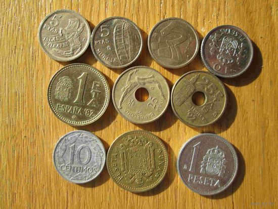 10 монет Испании