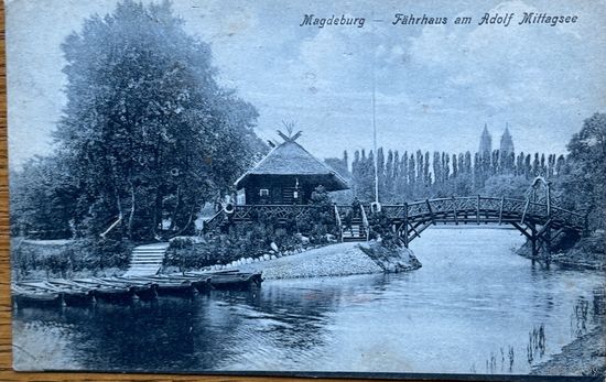 Открытка Германия Магдебург