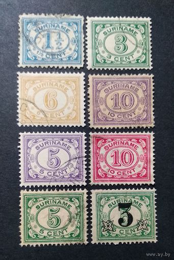 Суринам\296с\1913\1925 Нидерланды. Цифры кц16евр
