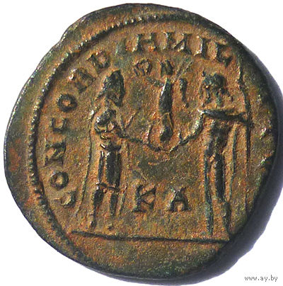 ГАЛЕРИЙ МАКСИМИАН (293-305 г. 305-311 г.) КИЗИК. AE РАДИАТ. Чекан 295-299 г.