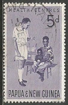 Папуа Новая-Гвинея. Здравоохранение. 1964г. Mi#58.