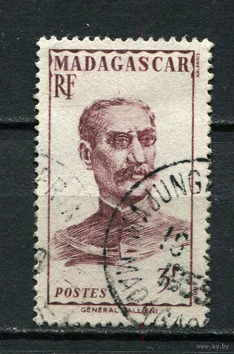 Французские колонии - Мадагаскар - 1946 - Генерал Галлиени 3Fr - [Mi.397] - 1 марка. Гашеная.  (Лот 86Gg)-T2P28