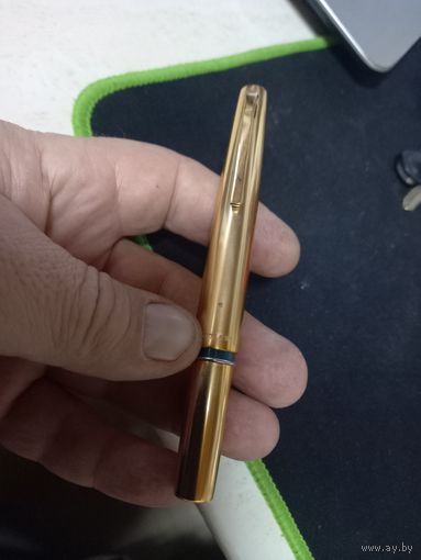 Перьевая ручка RAINBOW 237 с позолоченным пером Au 11.8х1.5 Винтаж времен СССР