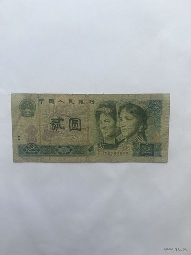Китай. 2 юаня. 1980 год. EU06262825