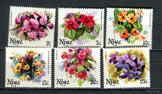 Ниуэ - 1981 - Цветы - 6 марок. MNH.  (Лот 4Hi)-T41P4