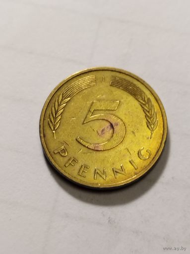 Германия 5 пфенинг 1981 J