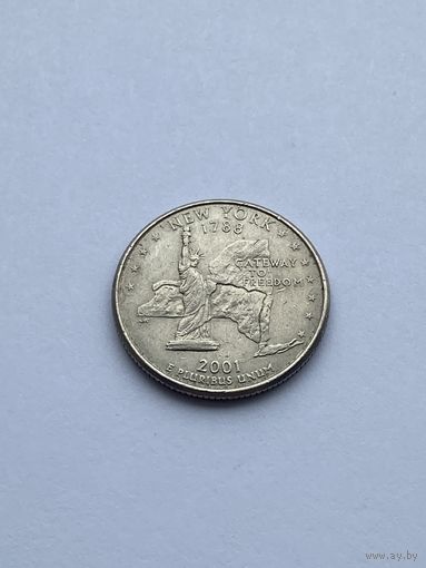 25 центов 2001 г. Нью-Йорк, США