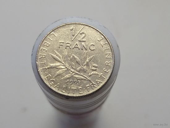 1/2 франка Франция 1993 года  лот 44