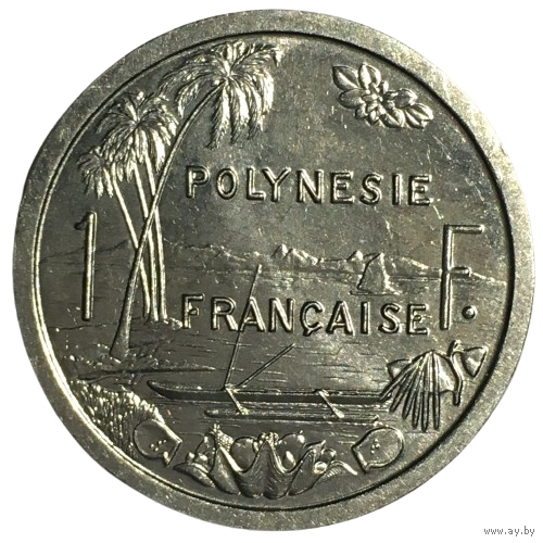 Французская Полинезия 1 франк, 2001 [UNC]