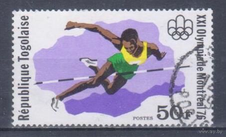 [1941] Того 1976. Спорт.Легкая атлетика.Летние Олимпийские игры. Гашеная марка.