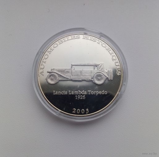 КОНГО  10 франков 2003 г.
