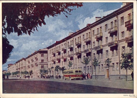 Витебск 1962 год Улица Ленина