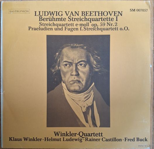 Beethoven: Beruhmte Streichquartette I - Streichquartett E-moll Op. 59 Nr. 2 / Praeludien Und Fugen Fur Streichquartett