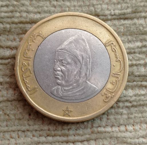 Werty71 Марокко 10 дирхамов 1995 Биметалл