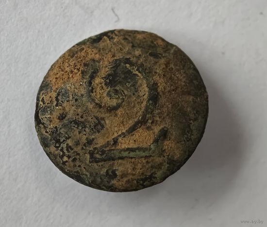 Полковая пуговица  малая