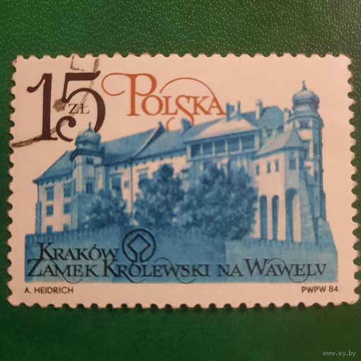 Польша 1984. Архитектура Кракова. Королевский замок
