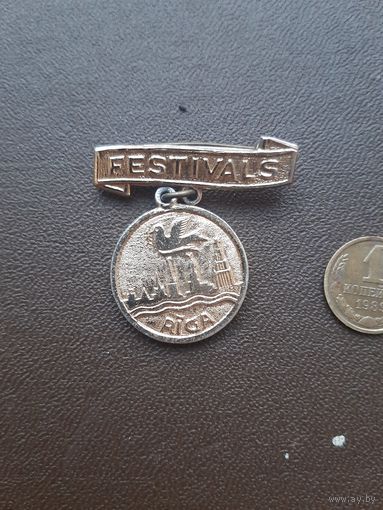 Значок Фестиваль Рига
