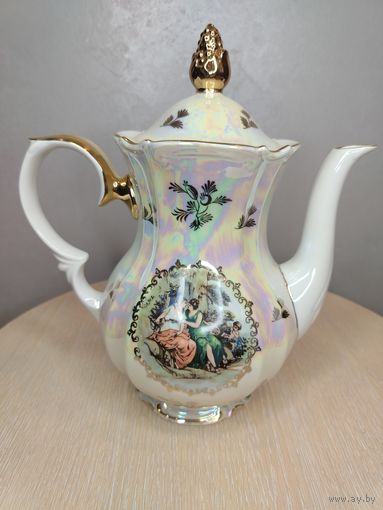 Все лоты с 1 Рубля. Шикарный чайник. Мадонна. Кахла 70-ее гг,Германия. KAHLA.