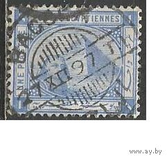 Египет. Пирамида Хеопса. Фараон. 1884г. Mi#34.