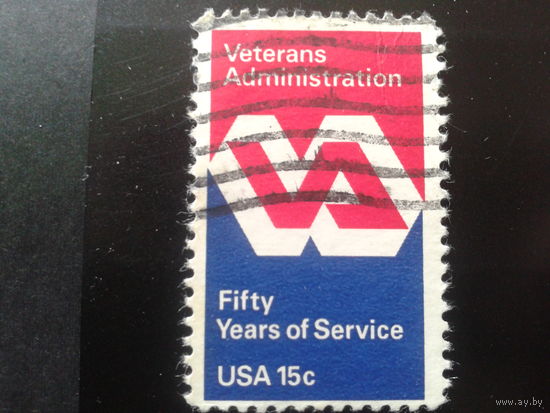 США 1980 эмблема ветеранов администрации