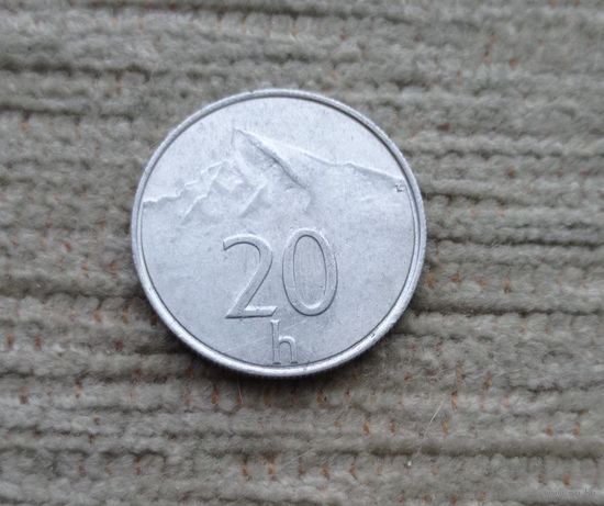 Werty71 Словакия 20 геллеров 1994