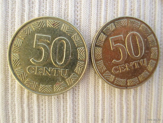 Литва 50 центов