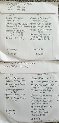 CD MP3 дискография PHISH - 3 CD + WAYSTED - 1 CD
