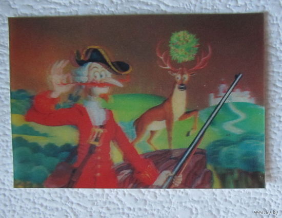 Стереокалендарик "Барон Мюнхгаузен",1988 г.-No13