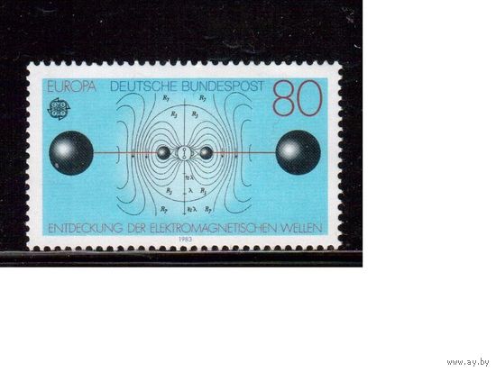 Германия(ФРГ)-1983,(Мих.1176), ** , ЕВРОПА, Науки
