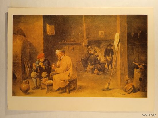 Тенирс. Курильщики в корчме. Издание Германии